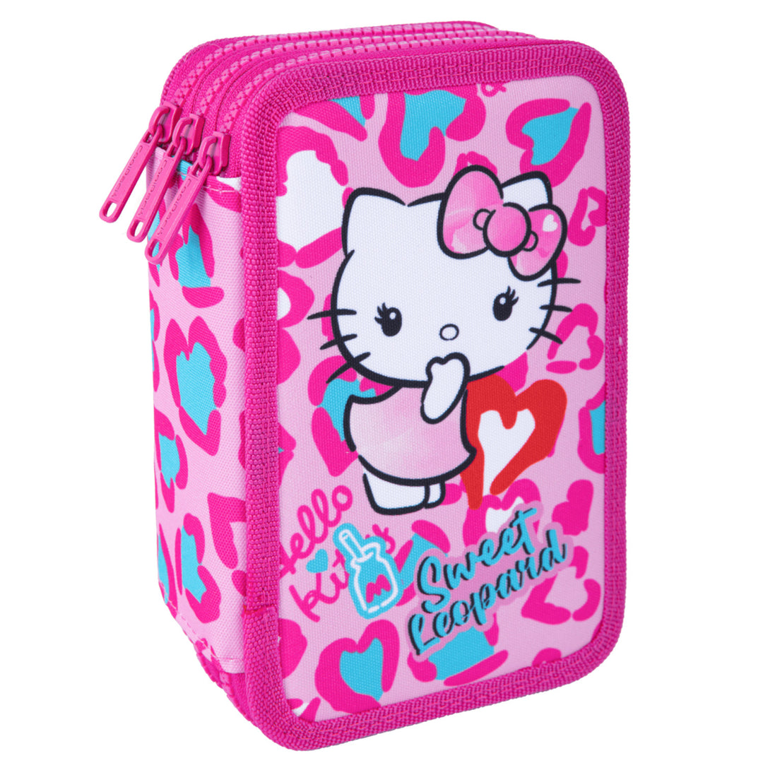 Hello Kitty Coolpack-skolesæt, Jerry-rygsæk med 3 rum (15"), Jumper 3-penal med tilbehør samt en sportstaske til sko