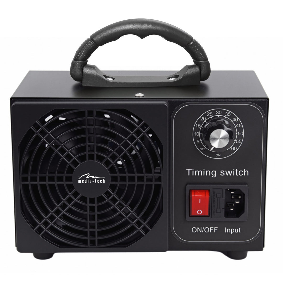Professionel ozongenerator til desinfektion og luftrensning, Mediatech, Ozonudledning: 60.000 mg/h, TIMER, Effekt: 140 W, metalhus