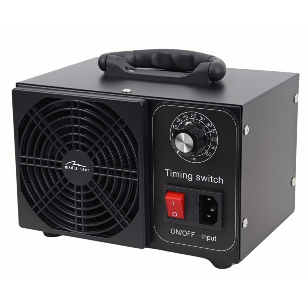 Professionel ozongenerator til desinfektion og luftrensning, Mediatech, Ozonudledning: 60.000 mg/h, TIMER, Effekt: 140 W, metalhus