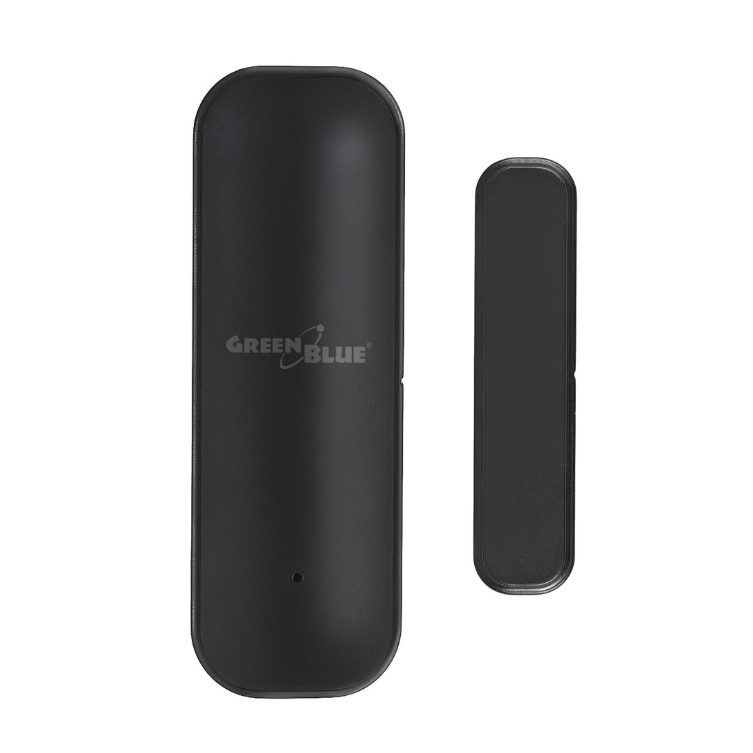 Trådløs kontaktor / WiFi-åbningssensor fra GreenBlue, Android/iOS, til døre / vinduer, 3,0 V DC, LR03x2, GB479 B, 2 sæt