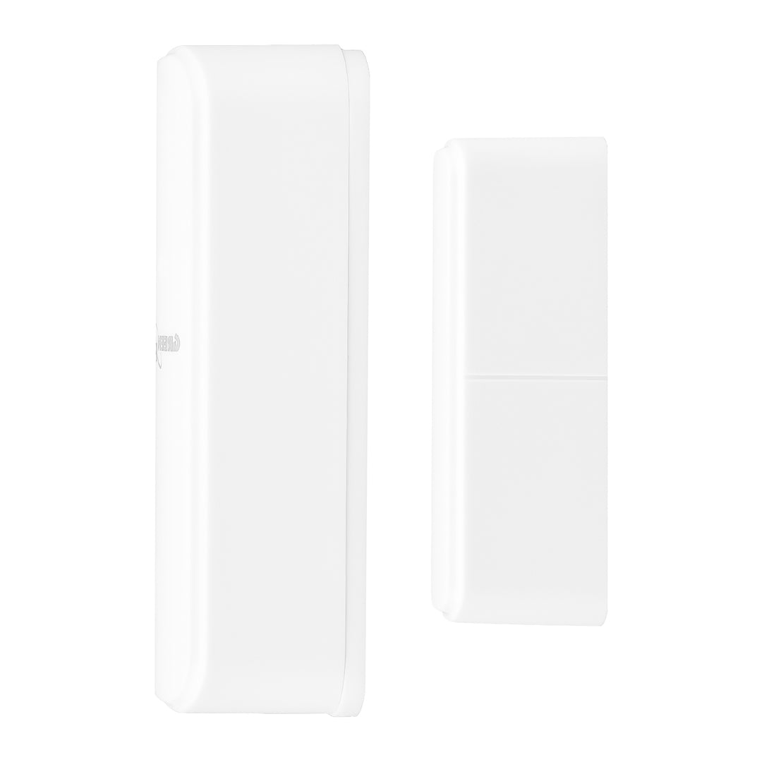 Trådløs kontaktor / åbningssensor med WiFi fra GreenBlue, Android/iOS, til døre / vinduer, 3,0 V DC, LR03x2, GB479 W, 2 sæt