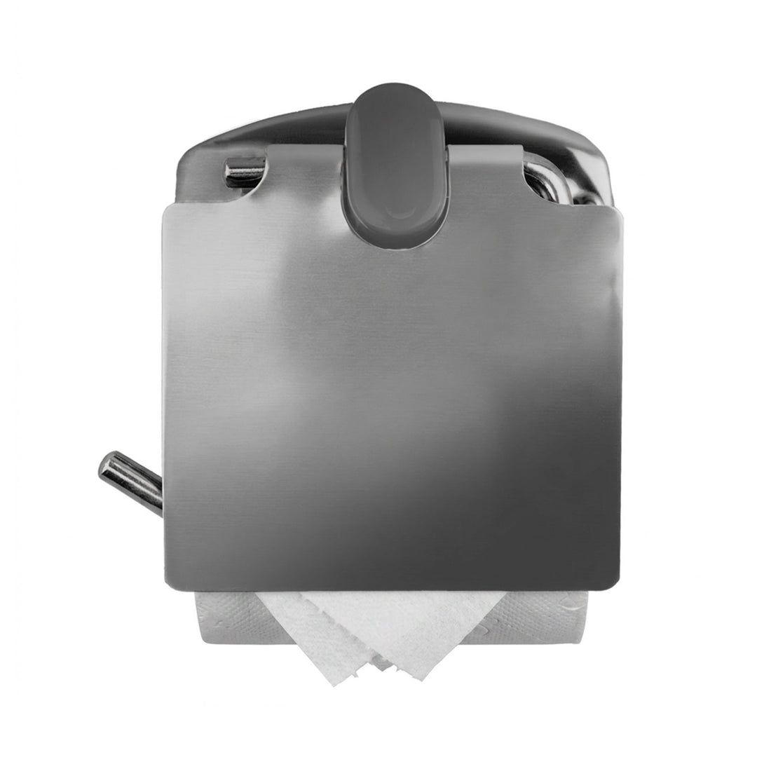 Toiletpapirholder med klap/kromafdækning, ABJ