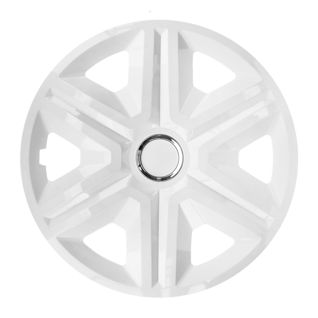 Universel bilhjulkapsler 14'' NRM Fast, hvid, 1 stk.