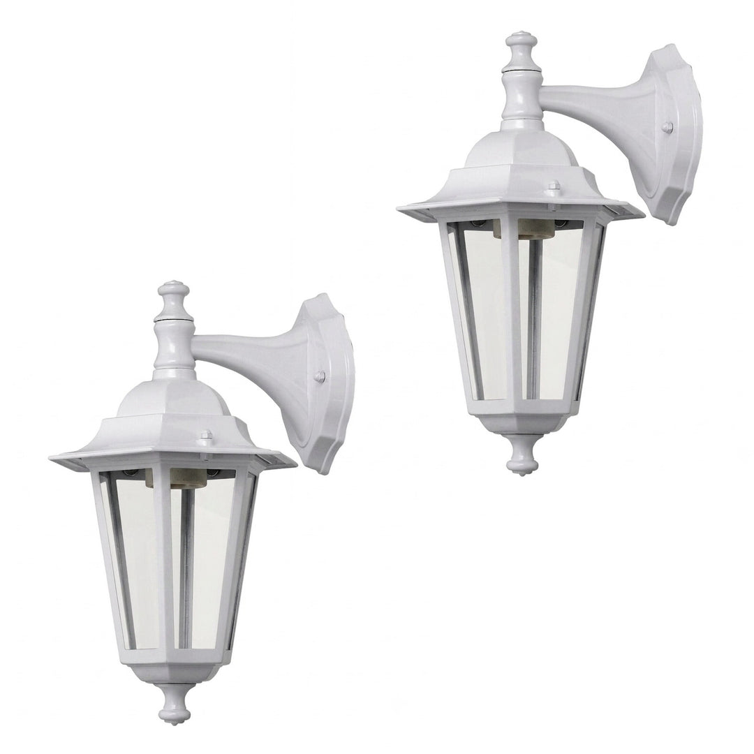 Velence Rabalux 8201 udendørslampe, hvid, E27, maks. 60 W, klassisk stil, 2 stk.