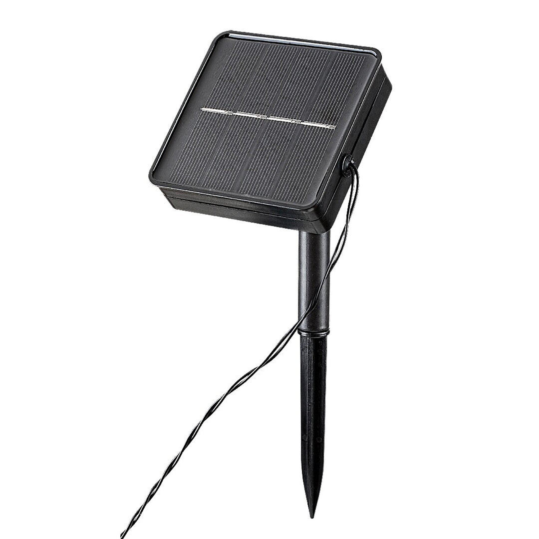 Rabalux-solcellelamper, 2 sæt, LED, IP44, 600 mAh-batteri, Wigry