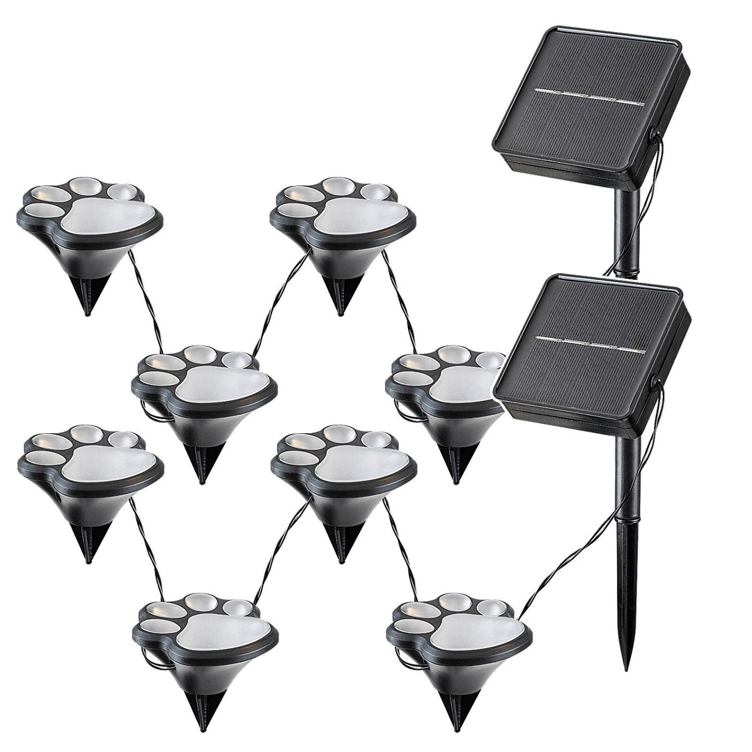 Rabalux-solcellelamper, 2 sæt, LED, IP44, 600 mAh-batteri, Wigry