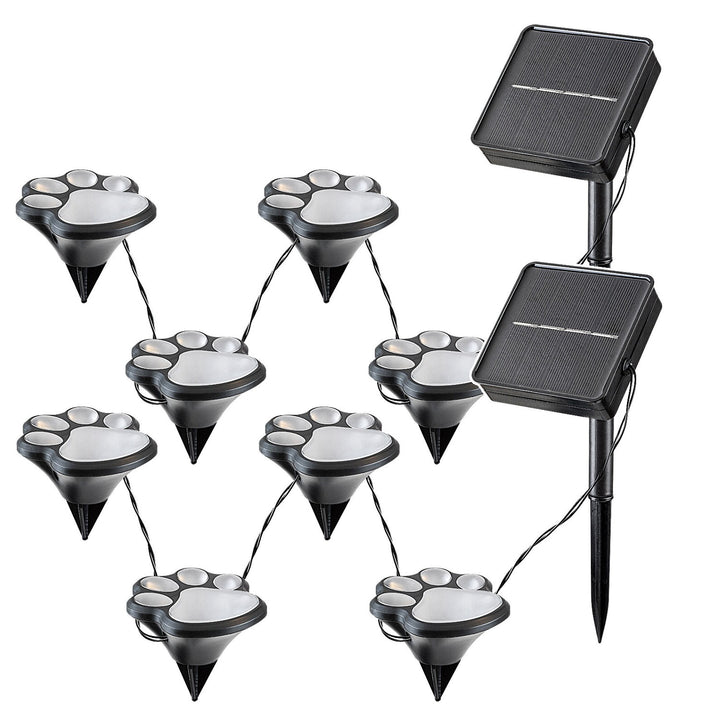 Rabalux-solcellelamper, 2 sæt, LED, IP44, 600 mAh-batteri, Wigry