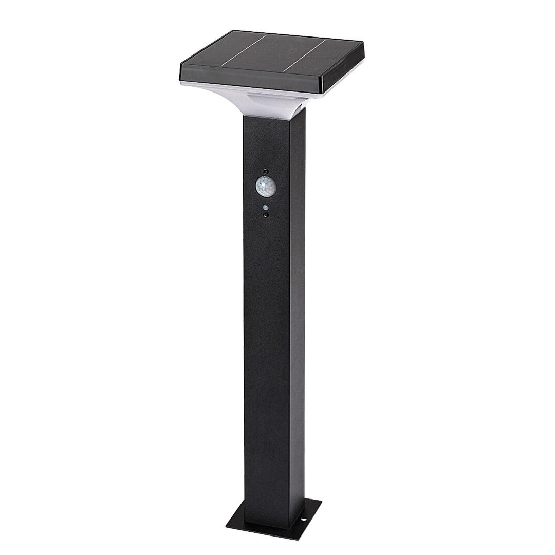 Rabalux-lampe, udendørs, solcelledrevet, gulvlampe, LED 4 W, IP44, sort, Geleen, 4 stk.