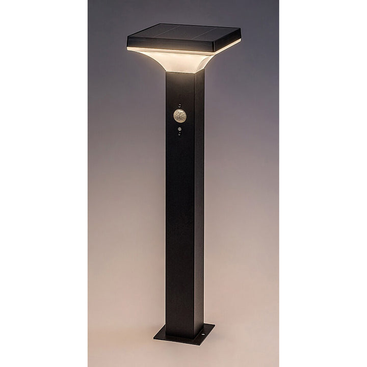 Rabalux-lampe, udendørs, solcelledrevet, gulvlampe, LED 4 W, IP44, sort, Geleen, 4 stk.