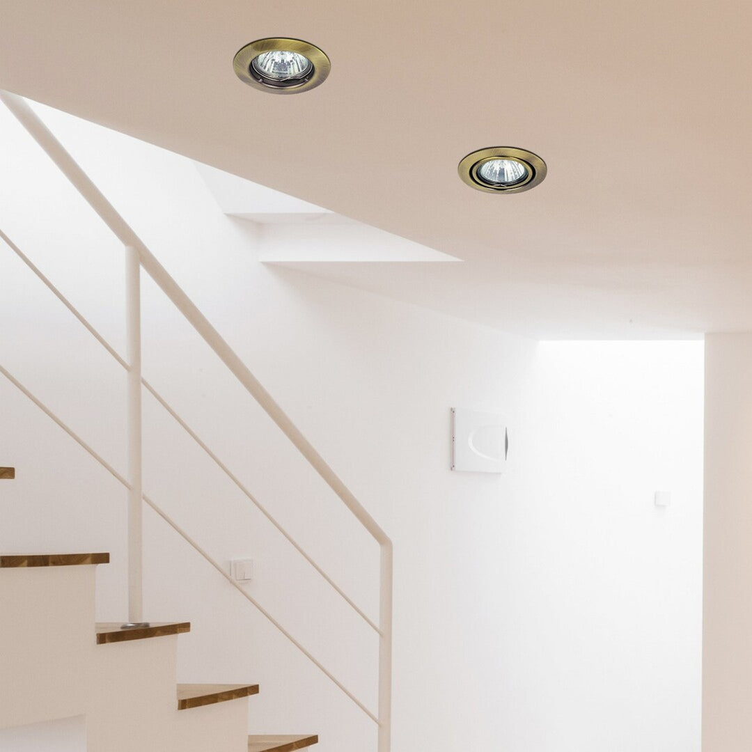 Rabalux indbygget lampe, IP20, brun, GU5.3, 12 V, Spot Relight, 4 stk.
