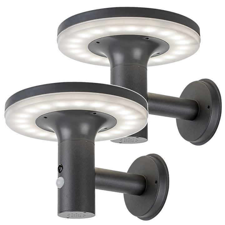 Rabalux-lampe, væglampe, udendørs, IP44, 10 W, Alaska, 2 stk.