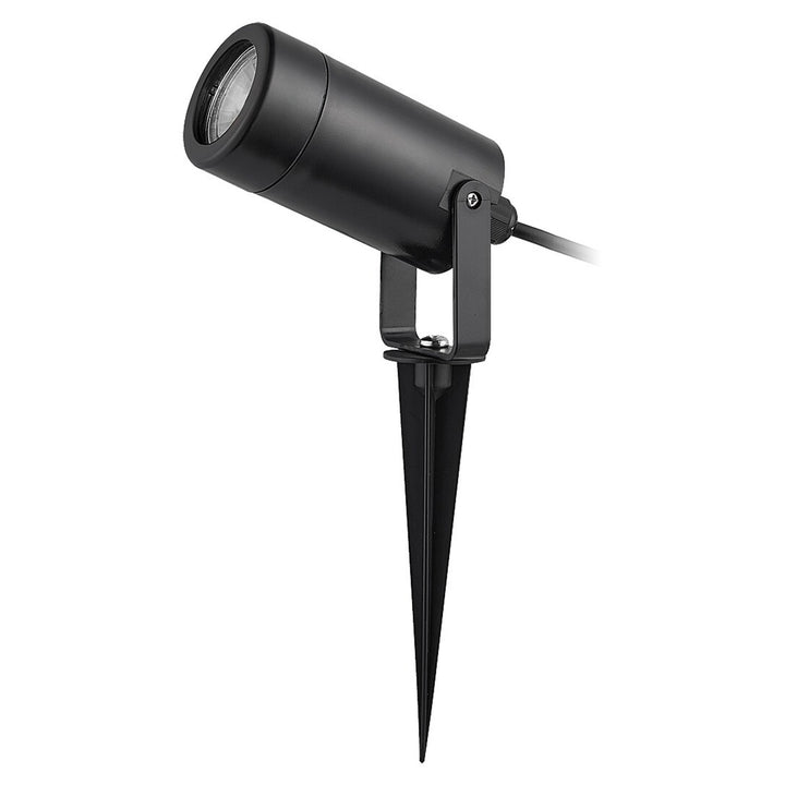 Rabalux Krobia jordlampe, IP65, sort, GU10-skruefatning, maks. 4 W, 7814