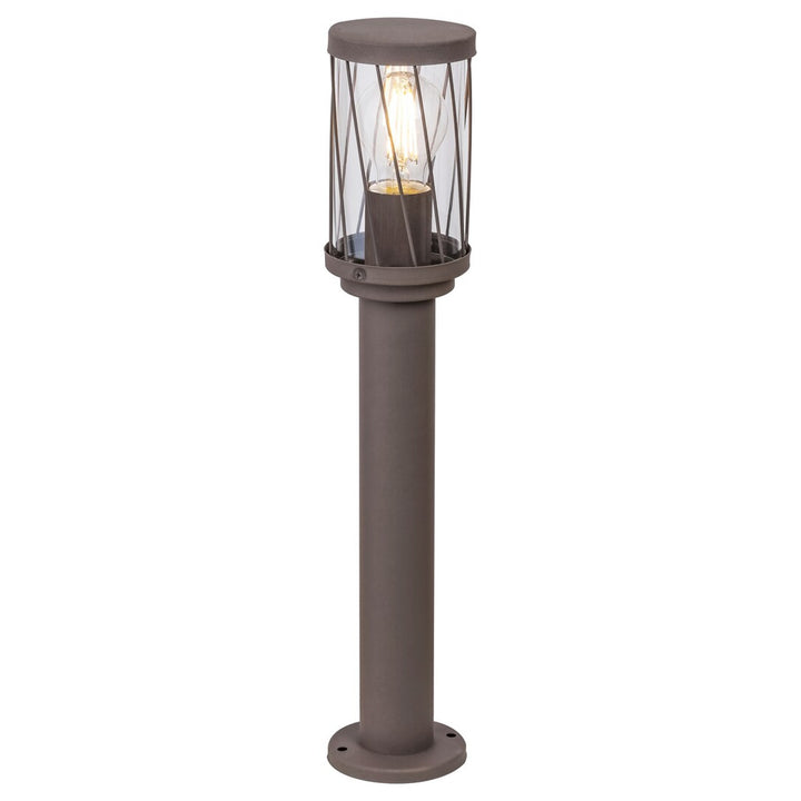 Rabalux Budapest havepælelampe, IP44, farve: brun, E27-skruefatning, maks. 40 W, 8889