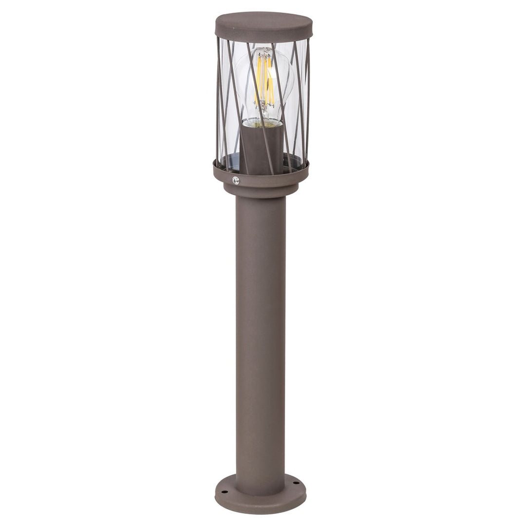 Rabalux Budapest havepælelampe, IP44, farve: brun, E27-skruefatning, maks. 40 W, 8889