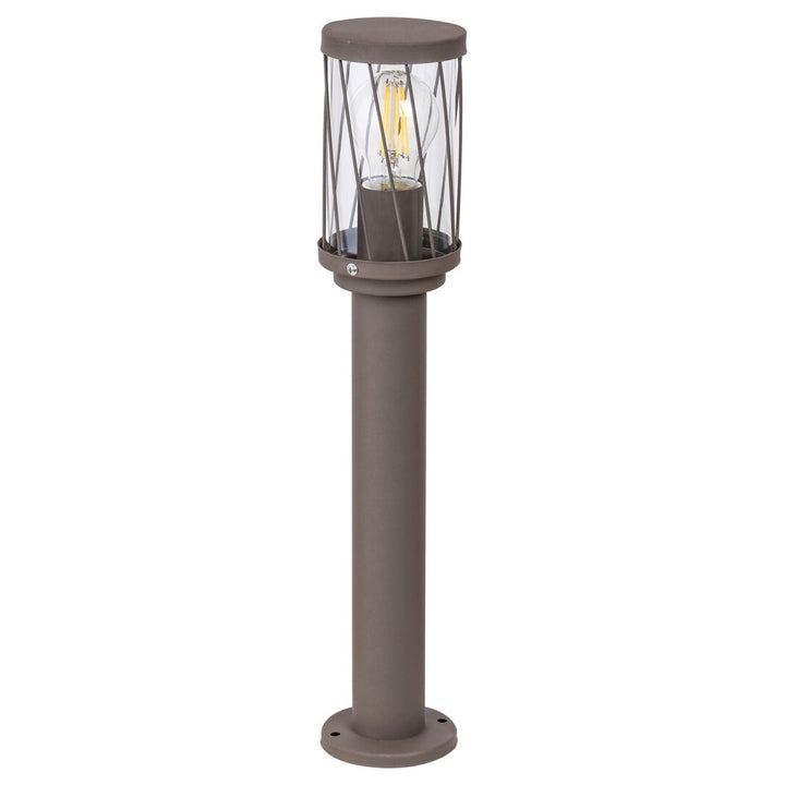 Rabalux Budapest havepælelampe, IP44, farve: brun, E27-skruefatning, maks. 40 W, 8889