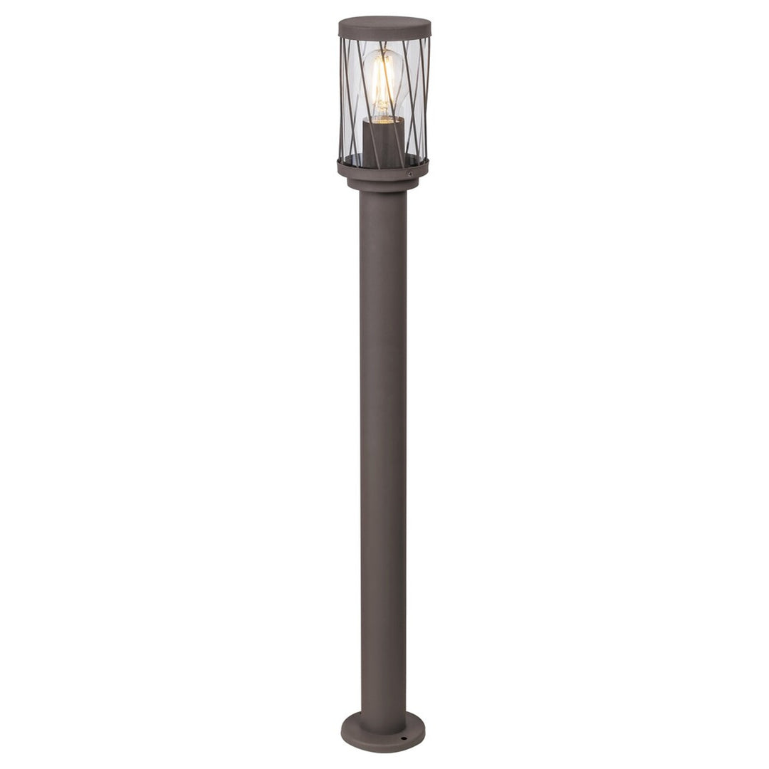 Rabalux Budapest havepælelampe, IP44, farve: brun, E27-skruefatning, maks. 40 W, 8890