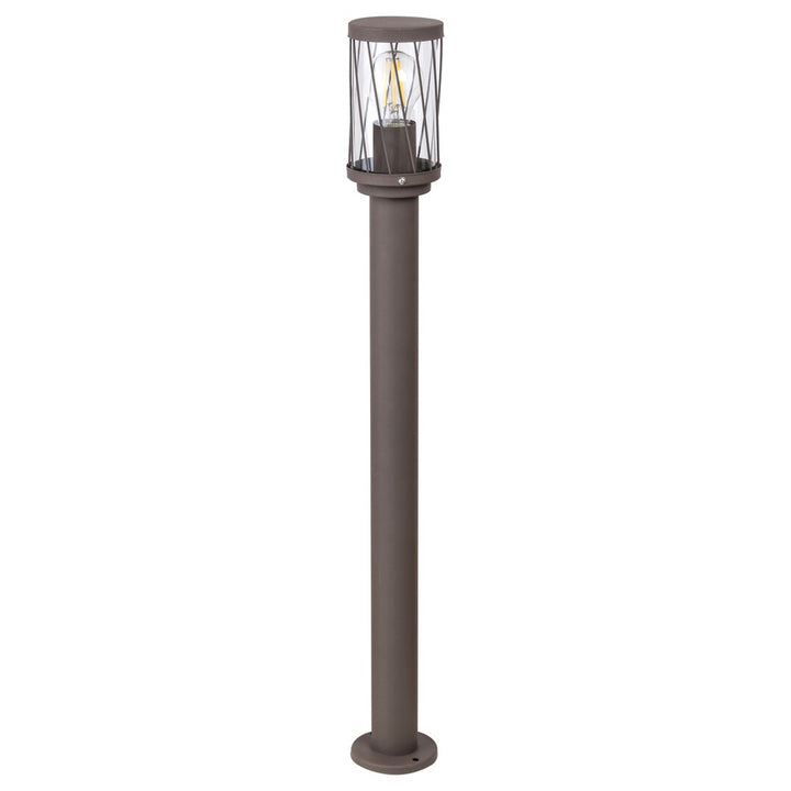 Rabalux Budapest havepælelampe, IP44, farve: brun, E27-skruefatning, maks. 40 W, 8890