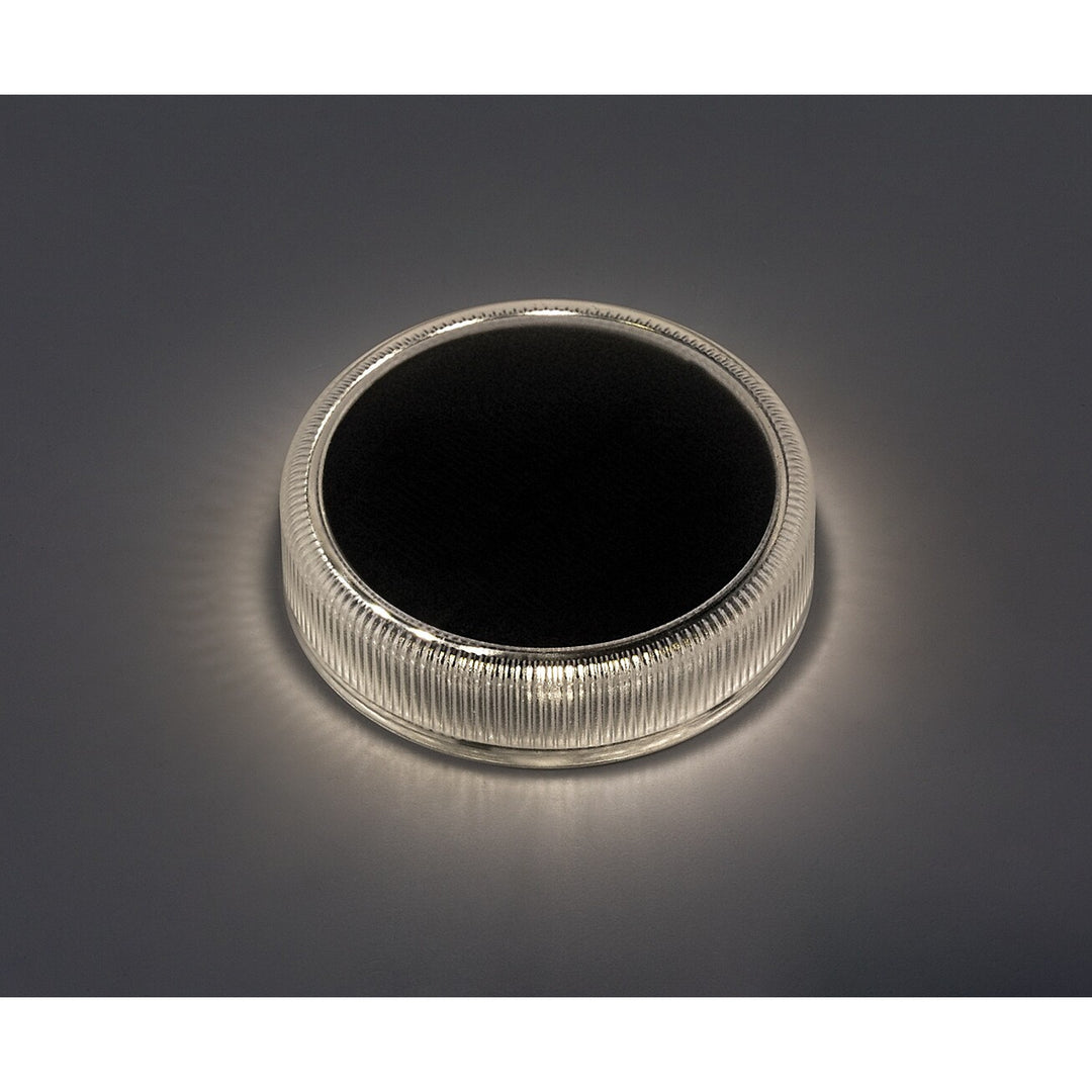 Trillo LED-solcellelampe 0,3 W, tusmørkesensor, gennemsigtig, IP65, K 4000, 77175