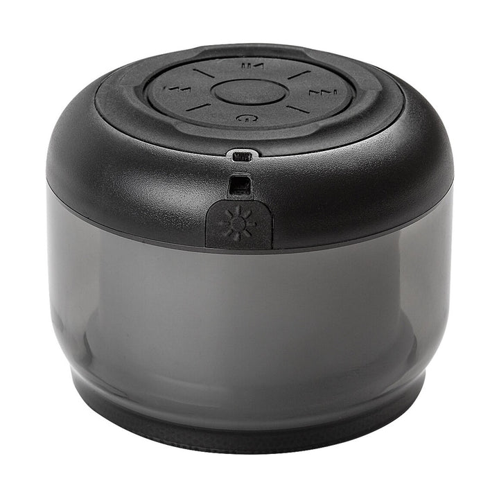 Rabalux Radelia skrivebordslampe, Bluetooth-højttaler, RGB, sort, IP20, batteri, 76110