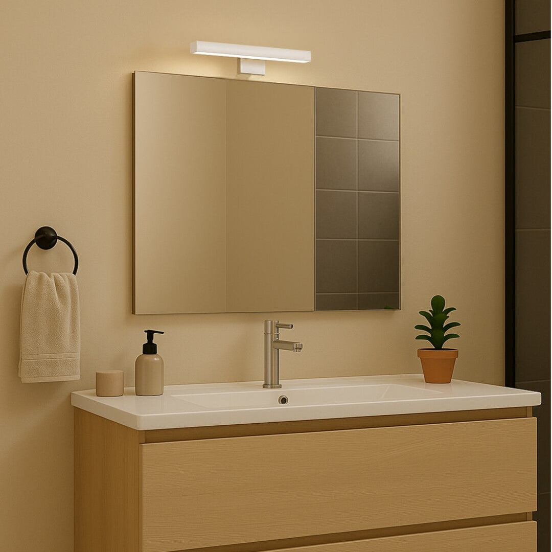 Rabalux Oliro LED-badeværelseslampe 4 W, krom, IP44, 4000 K, 75047