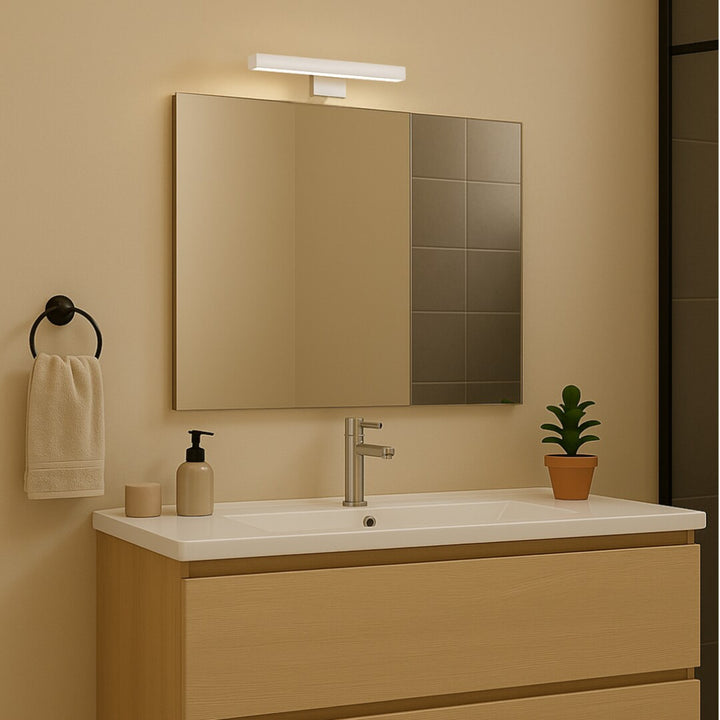 Rabalux Oliro LED-badeværelseslampe 4 W, krom, IP44, 4000 K, 75047