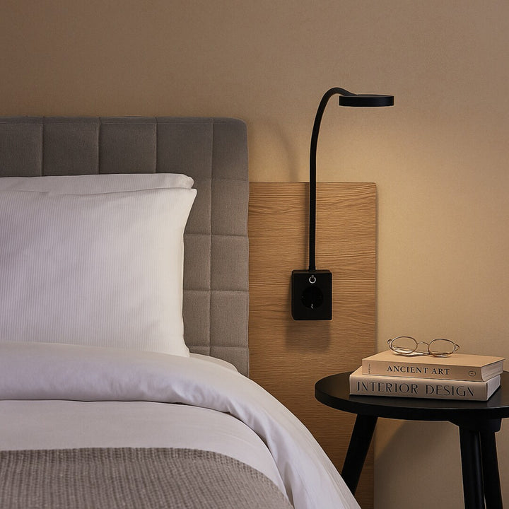 Rabalux Tivro væglampe, LED 4 W, sort, IP20, 3 farvetemperaturer: 3000, 4000, 6000, 71284