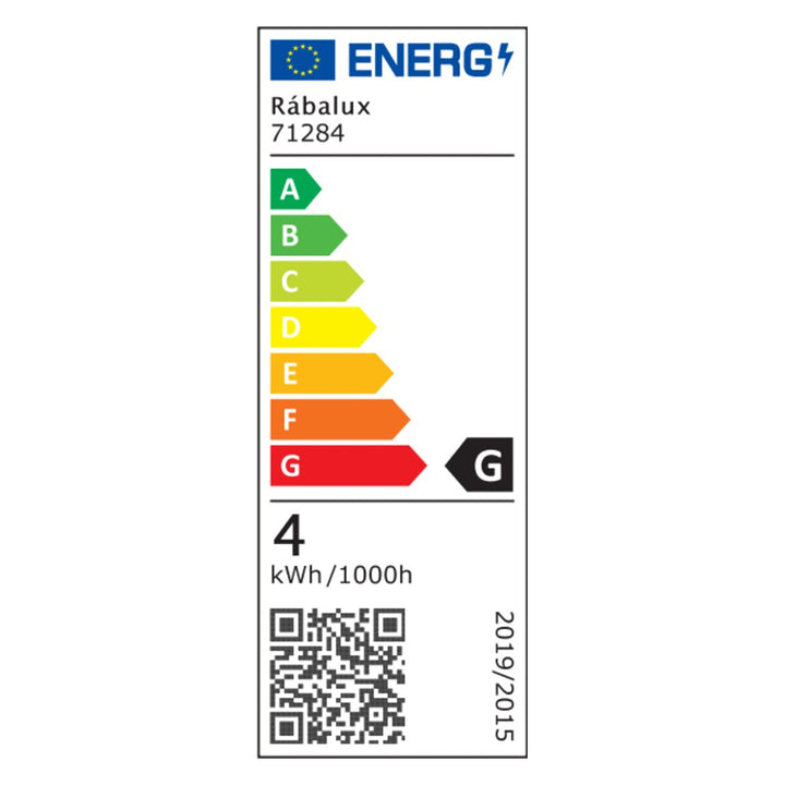 Rabalux Tivro væglampe, LED 4 W, sort, IP20, 3 farvetemperaturer: 3000, 4000, 6000, 71284
