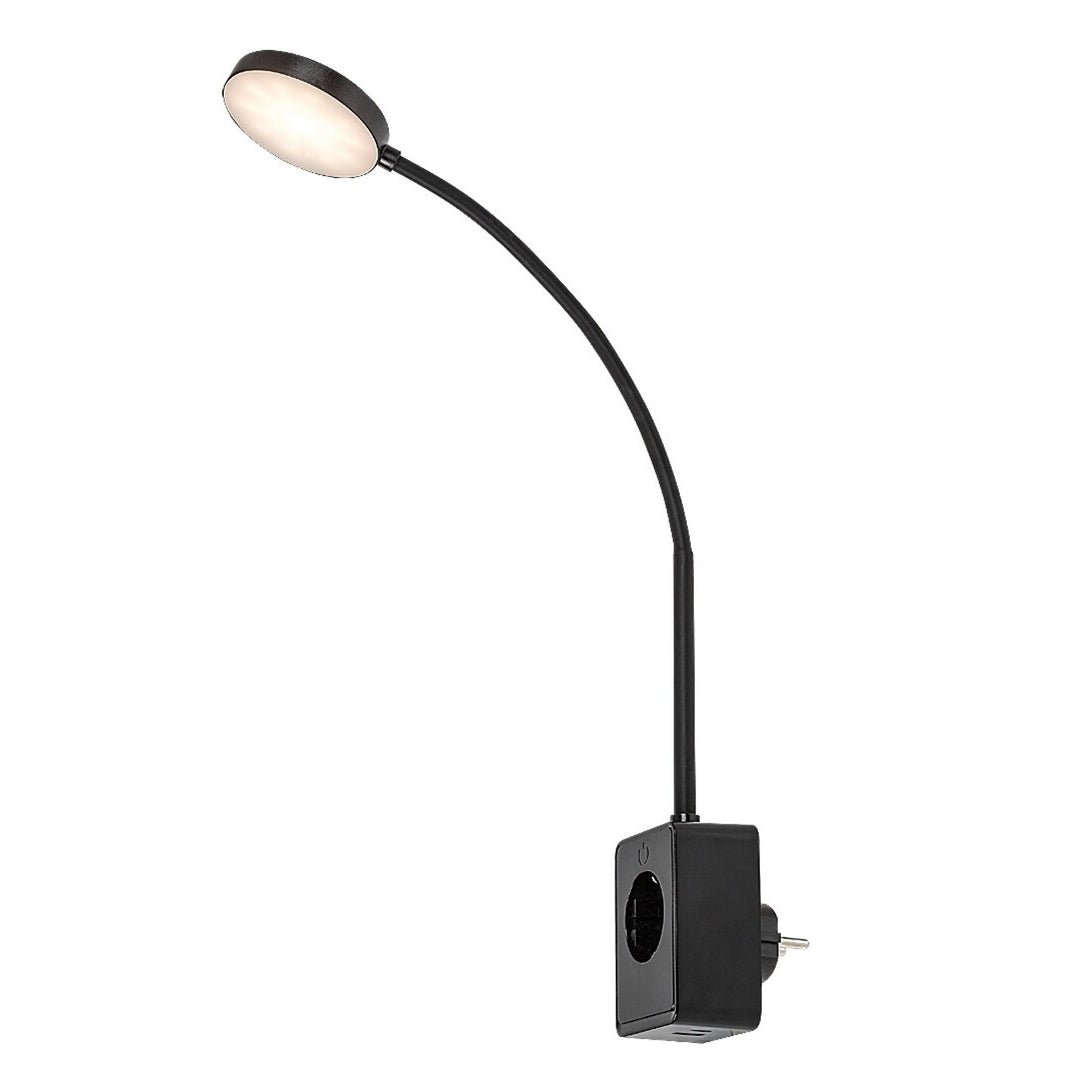 Rabalux Tivro væglampe, LED 4 W, sort, IP20, 3 farvetemperaturer: 3000, 4000, 6000, 71284