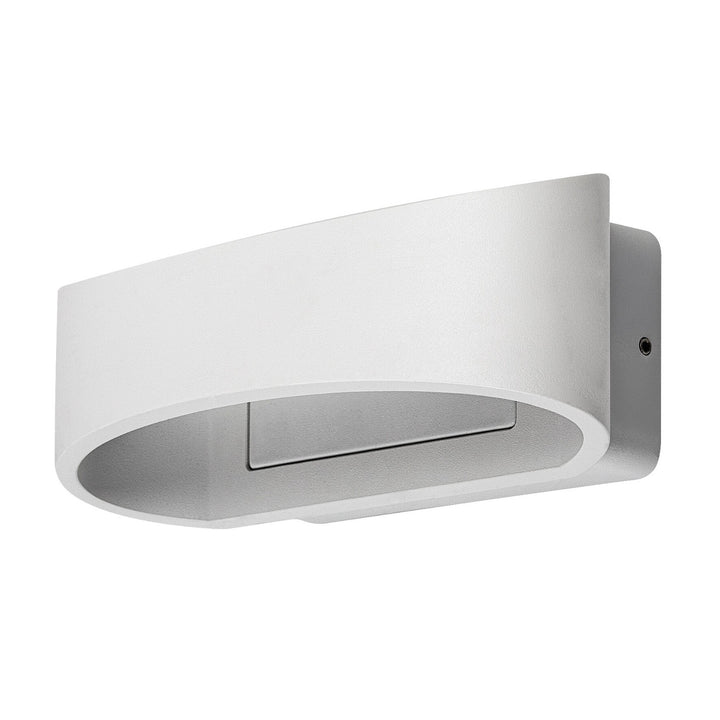 Rabalux Gerla udendørs væglampe, hvid, LED 9 W, IP54, 3000 K, 77178