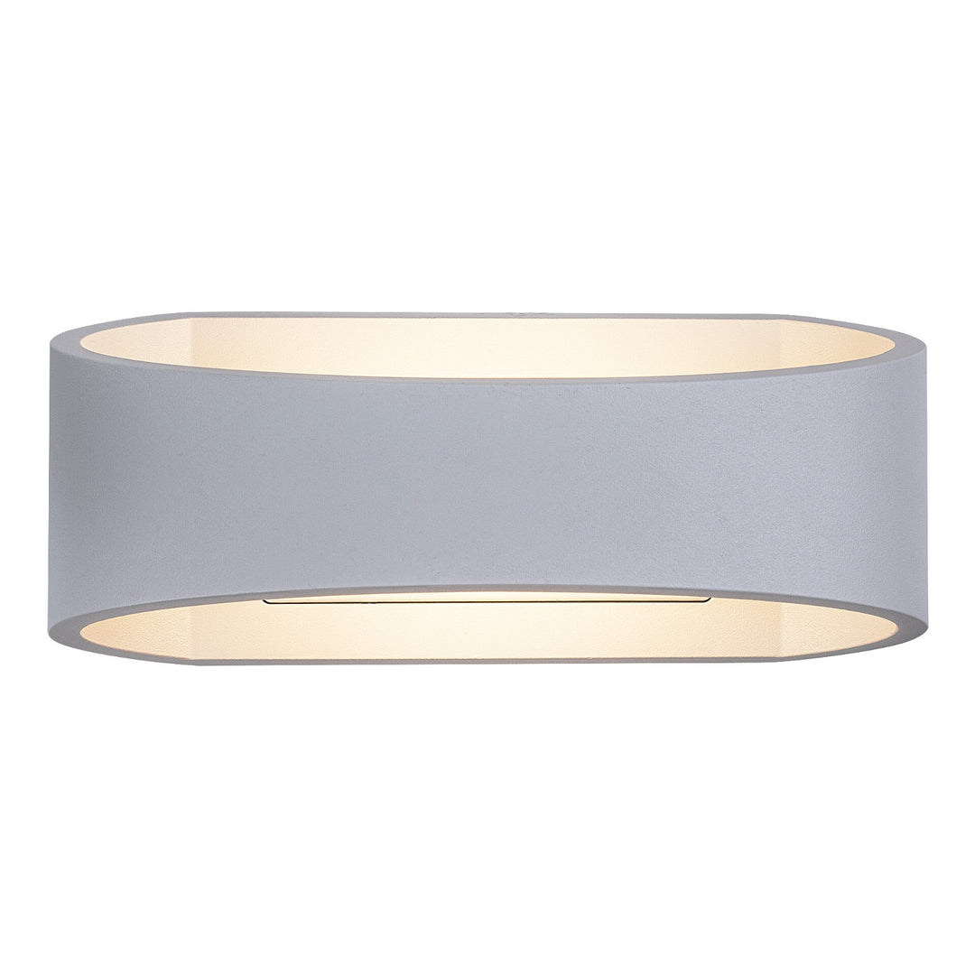 Rabalux Gerla udendørs væglampe, hvid, LED 9 W, IP54, 3000 K, 77178