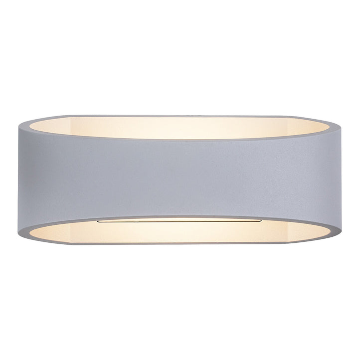 Rabalux Gerla udendørs væglampe, hvid, LED 9 W, IP54, 3000 K, 77178