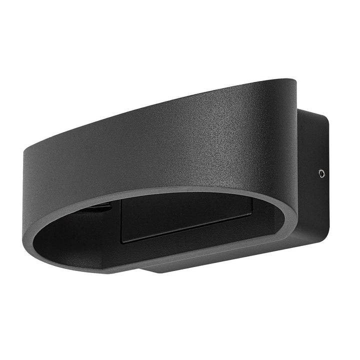 Rabalux Gerla udendørs væglampe, antracit, LED 9 W, IP54, 3000 K, 77179