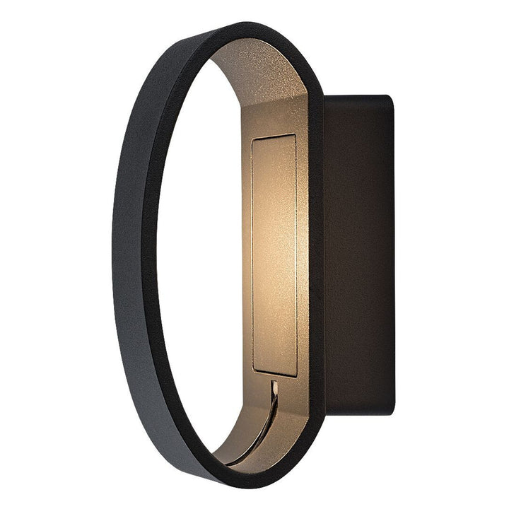 Rabalux Gerla udendørs væglampe, antracit, LED 9 W, IP54, 3000 K, 77179