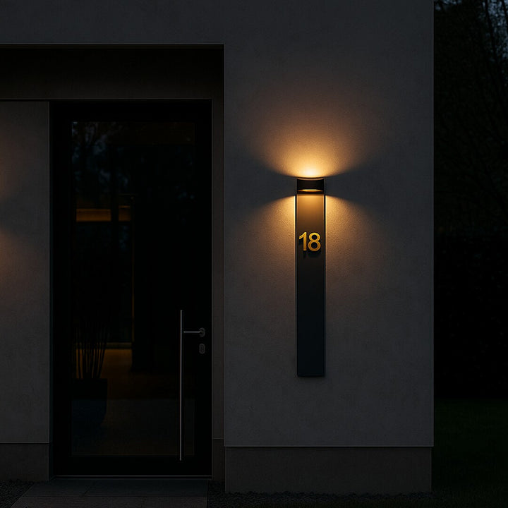 Rabalux Gerla udendørs væglampe, antracit, LED 9 W, IP54, 3000 K, 77179