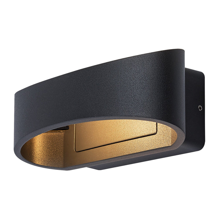 Rabalux Gerla udendørs væglampe, antracit, LED 9 W, IP54, 3000 K, 77179