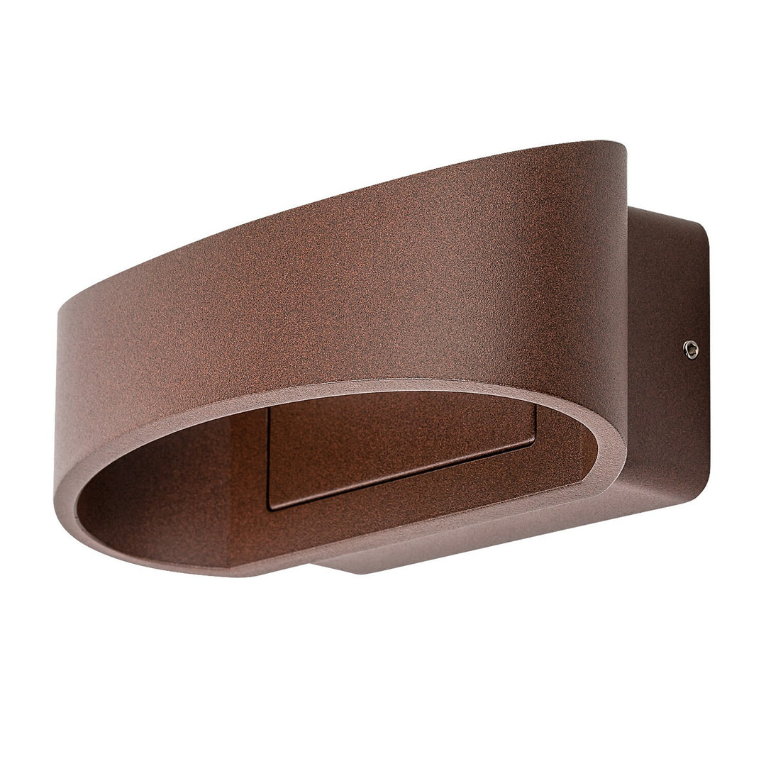 Rabalux Gerla udendørs væglampe, brun, LED 9 W, IP54, 3000 K, 77180
