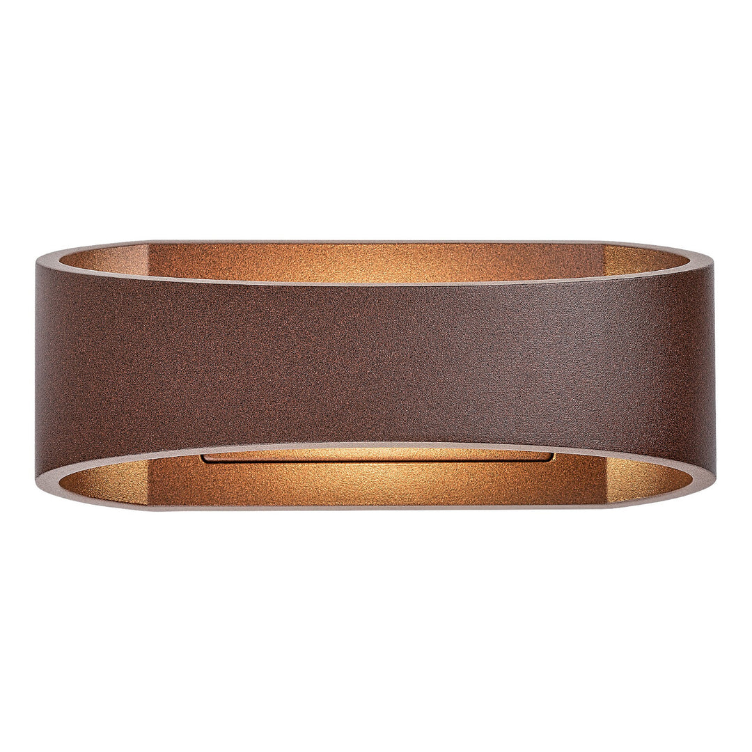 Rabalux Gerla udendørs væglampe, brun, LED 9 W, IP54, 3000 K, 77180