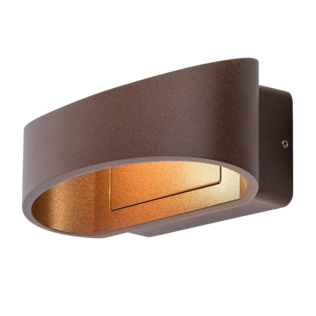 Rabalux Gerla udendørs væglampe, brun, LED 9 W, IP54, 3000 K, 77180