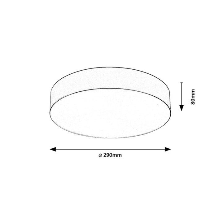 Rabalix Dolen-lampe, sort, 2x E27, maks. 9 W, IP43, 75065