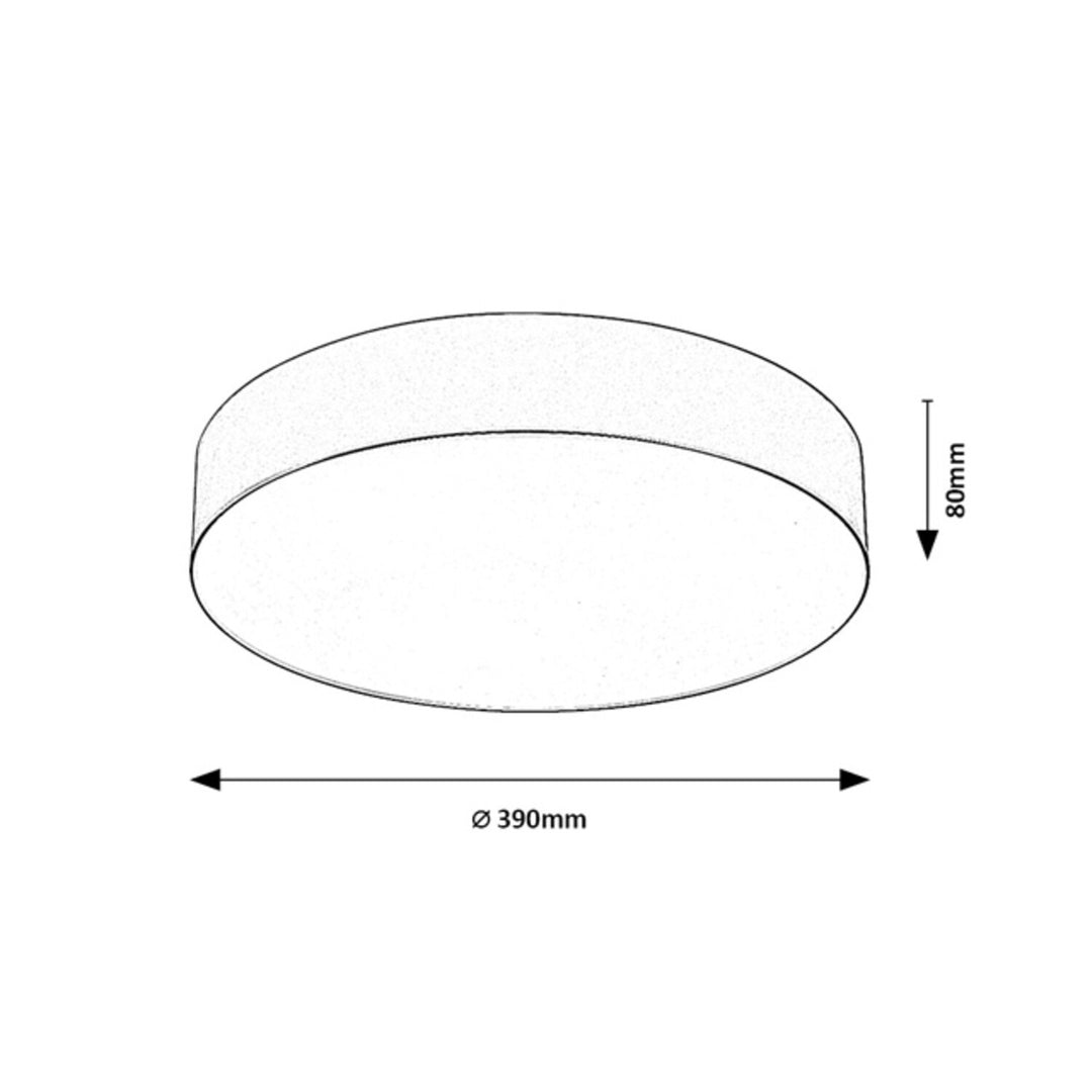 Rabalix Dolen-lampe, grå-beige, 3x E27, maks. 9 W, IP43, 75068