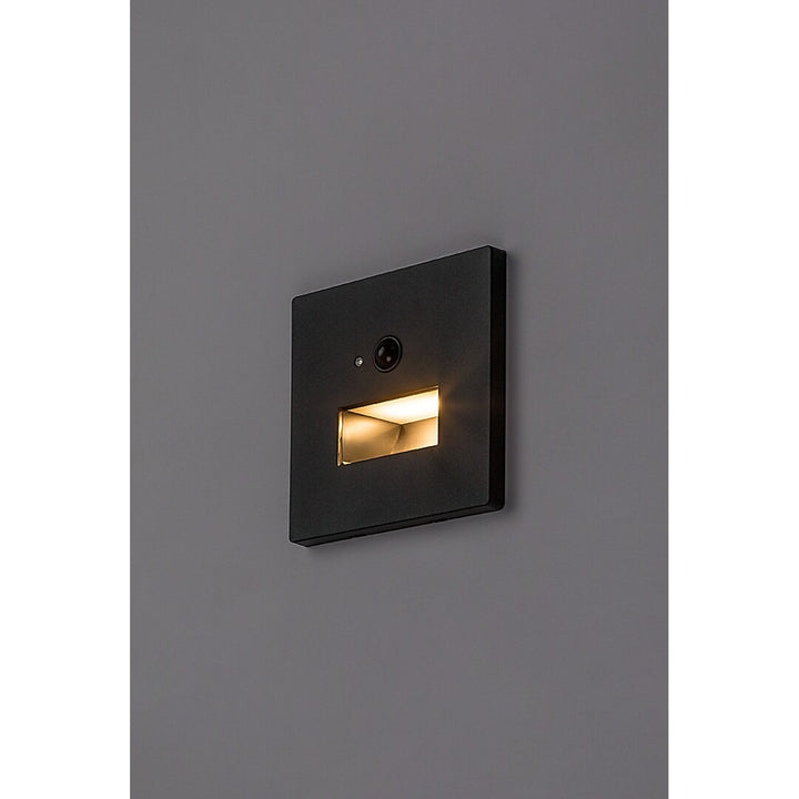 Lunca LED-lampe 1 W IP20 sort 3000, 4500, 6500 K bevægelsessensor, lyssensor, 77197