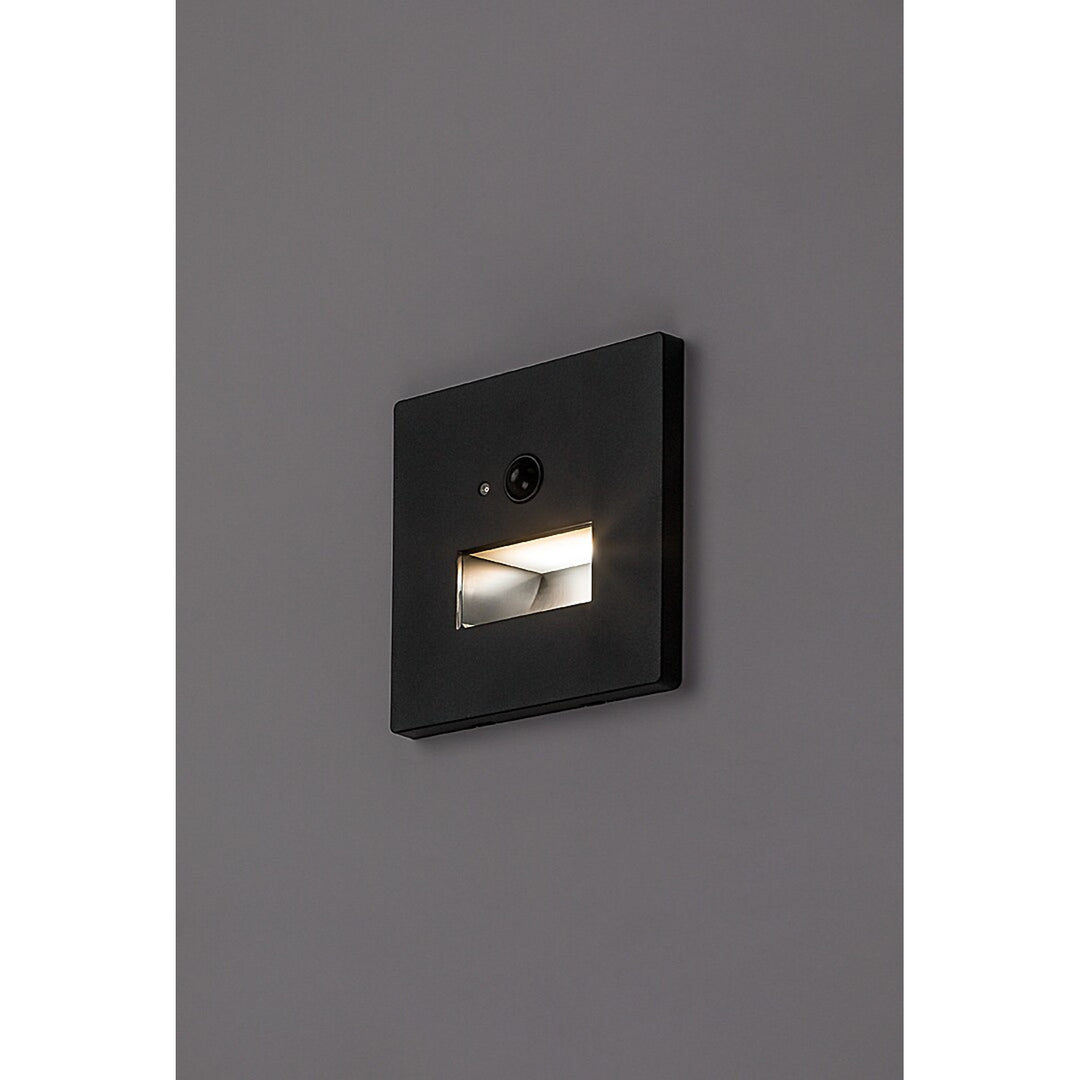 Lunca LED-lampe 1 W IP20 sort 3000, 4500, 6500 K bevægelsessensor, lyssensor, 77197