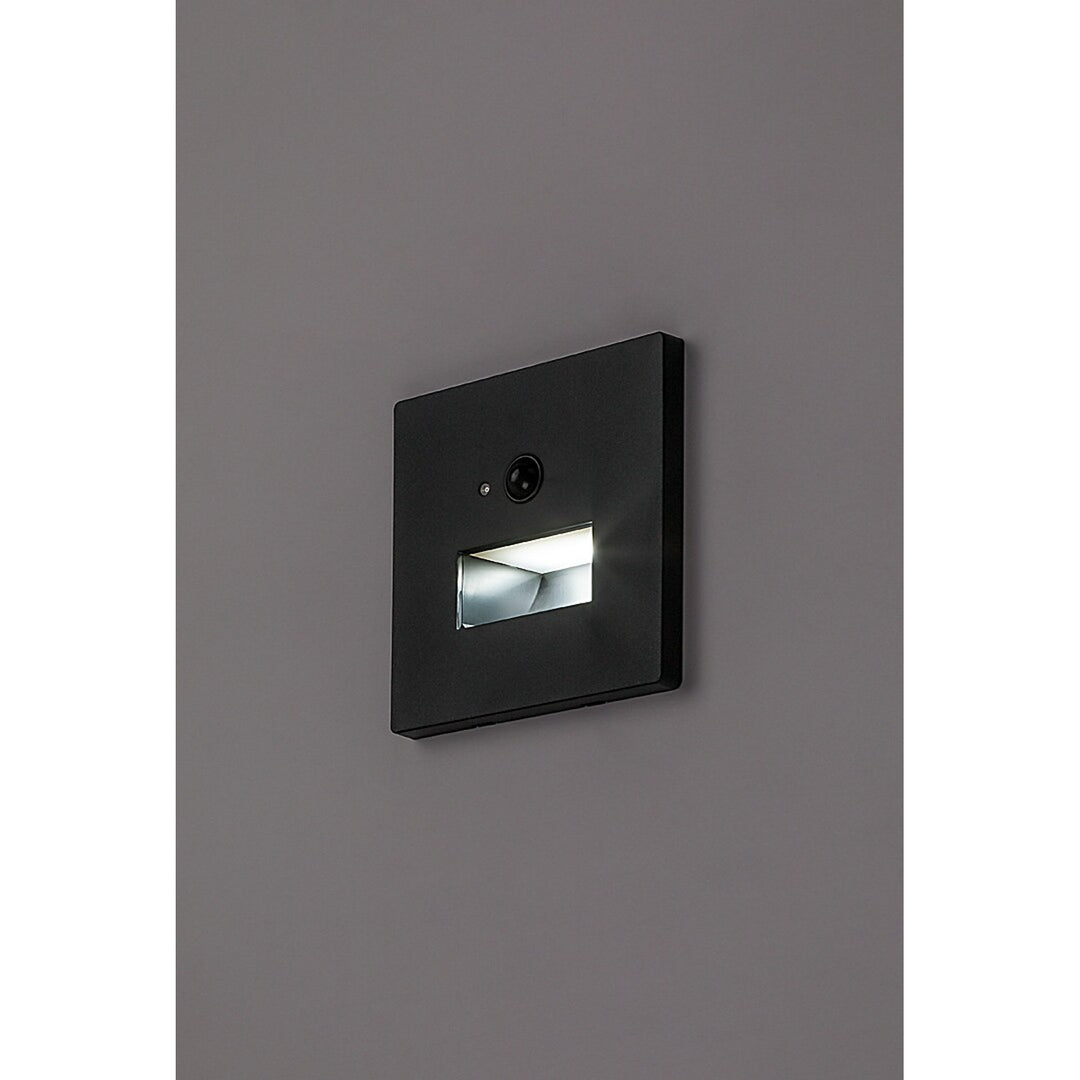 Lunca LED-lampe 1 W IP20 sort 3000, 4500, 6500 K bevægelsessensor, lyssensor, 77197