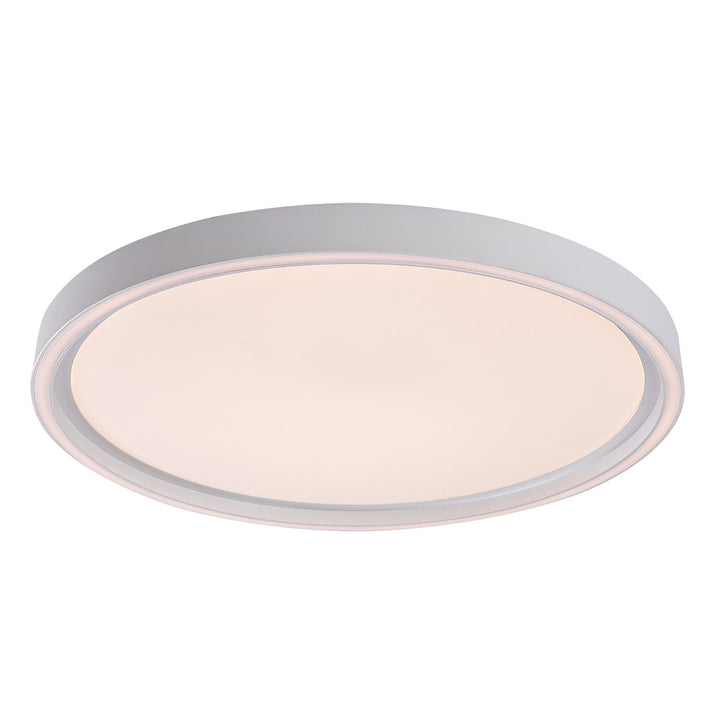 Rabalux Zerina loftslampe, 31 W, IP40, hvid, 3000–6500 K, hukommelsesfunktion, med fjernbetjening, timerfunktion, natlampeeffekt, 75086
