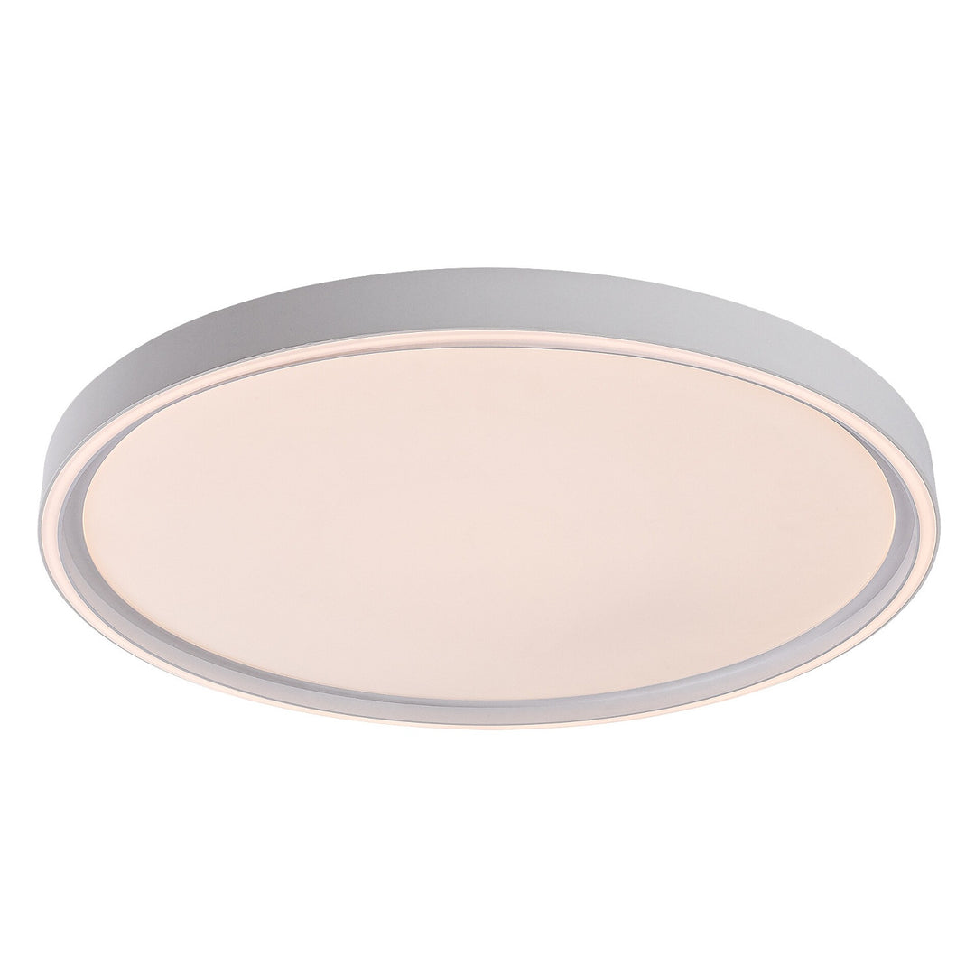 Rabalux Zerina loftslampe, 54 W, IP40, hvid, 3000–6500 K, hukommelsesfunktion, med fjernbetjening, timerfunktion, natlampeeffekt, 75087