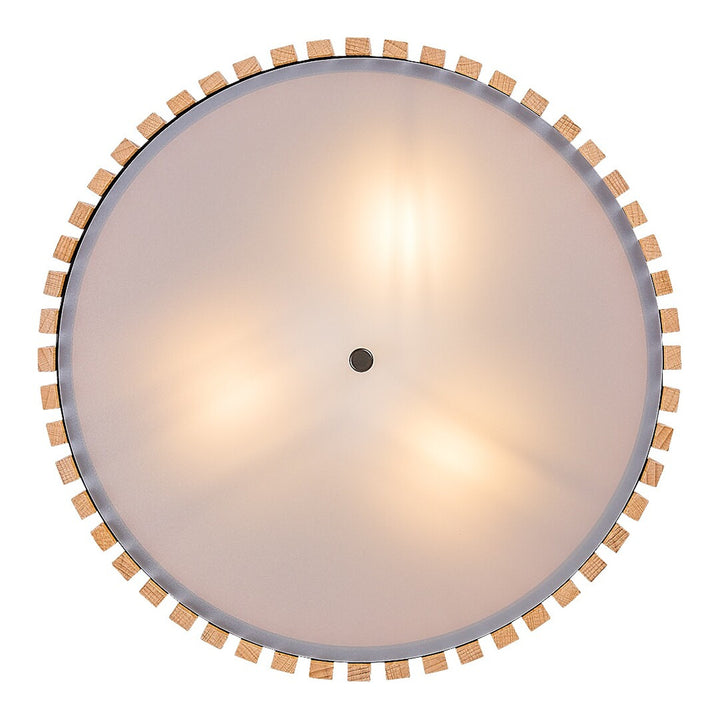 Rabalux Noxelle loftslampe E27 3x MAX 25W IP20, mat sort/træ, 71420