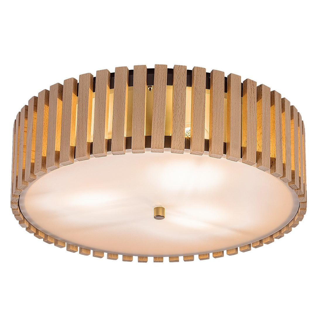 Rabalux Noxelle loftslampe E27 3x MAX 25W IP20, mat sort/træ, 71420
