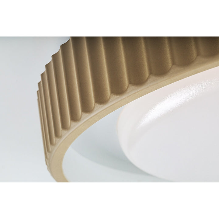Pastello LED-lampe 48 W IP20, grå-beige, 3000–6500 K, hukommelsesfunktion med fjernbetjening, timerfunktion, natlampeeffekt, 71345