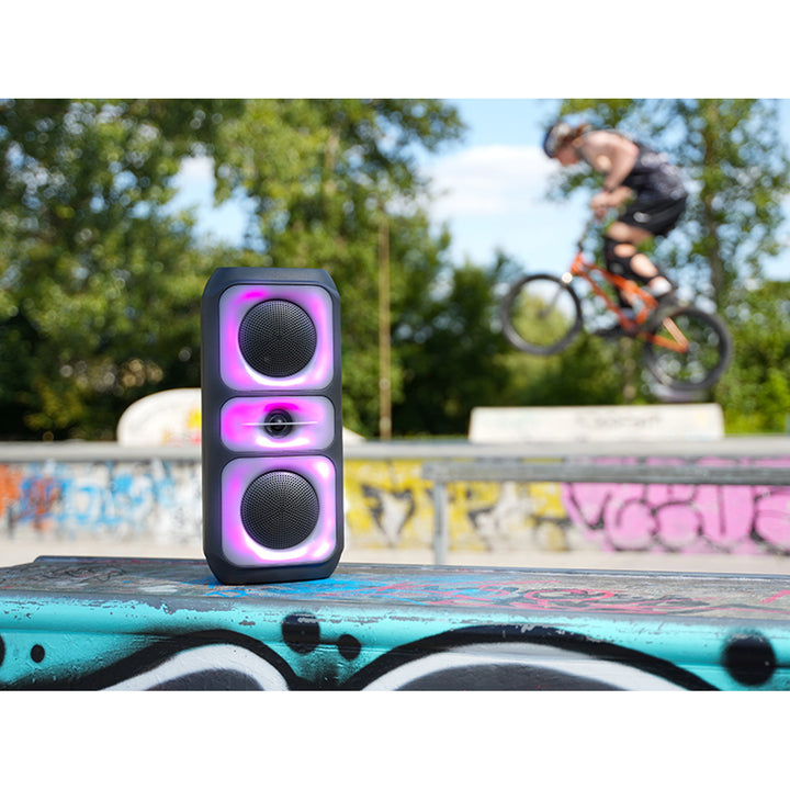 Tracer trådløs højttaler, Bluetooth 5.0, RMS-effekt 20 W, karaoketilstand, mikrofon, Powervox P2 TWS