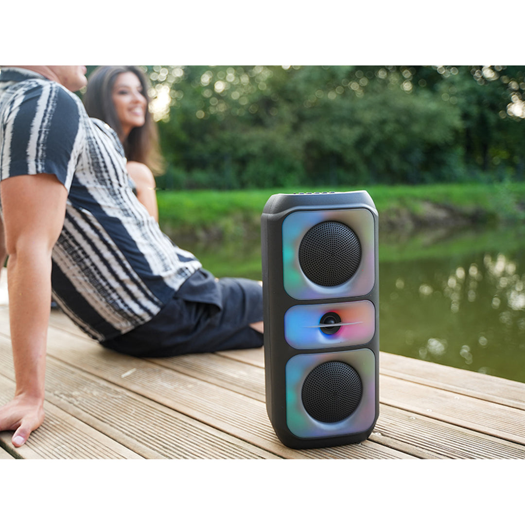 Tracer trådløs højttaler, Bluetooth 5.0, RMS-effekt 20 W, karaoketilstand, mikrofon, Powervox P2 TWS